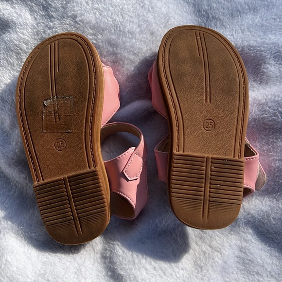 Open Toe Bow Decor Kids Sandals - Picture 4 of 6